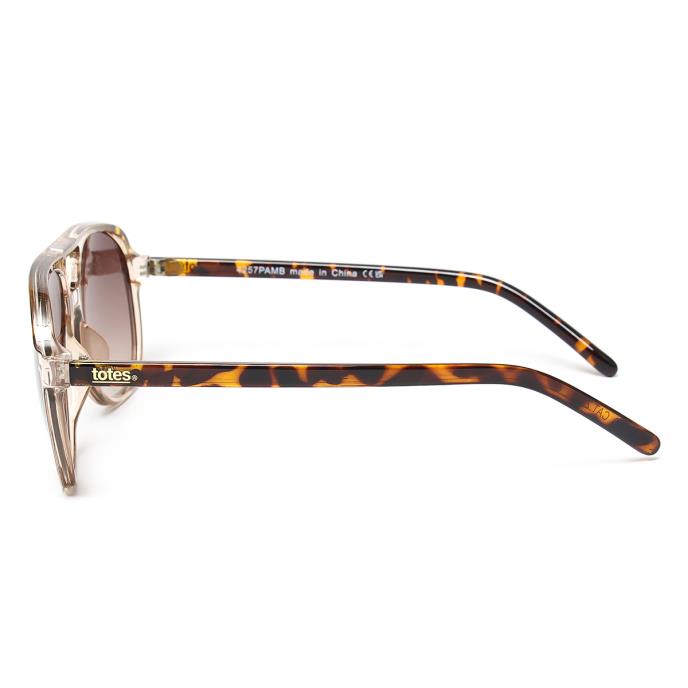totes® Ladies Tortoiseshell Sunglasses Amber Extra Image 2